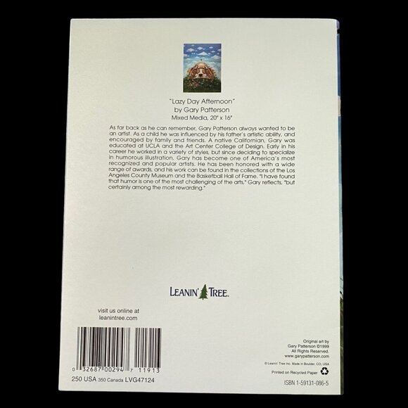 Leanin Tree Greeting Card & Magnet Set LAZY DAY AFTERNOON Cat Dog Gary Patterson - Picture 5 of 16